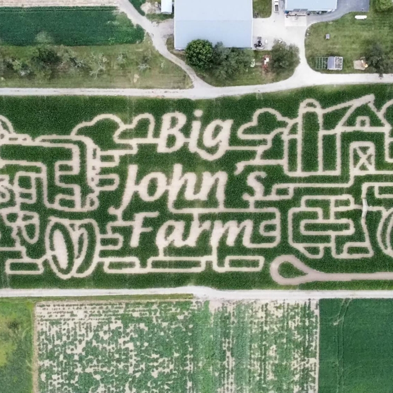 Big John's Farm Maze Design