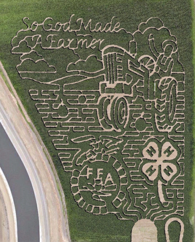So God made a Farmer corn maze