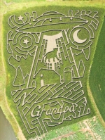 ufo alien corn maze