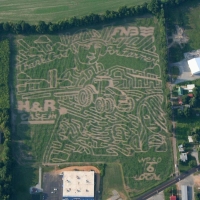 Thank God for a Farmer Corn Maze 2014 Tractor Barn Farm Prayer