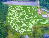 god bless the usa corn maze