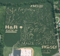 In memory of 911 corn maze