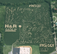 In memory of 911 corn maze