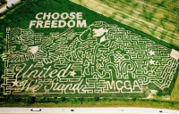 Patriotic Corn Maze 