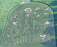 george Washington corn maze