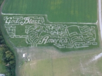 god bless the usa corn maze